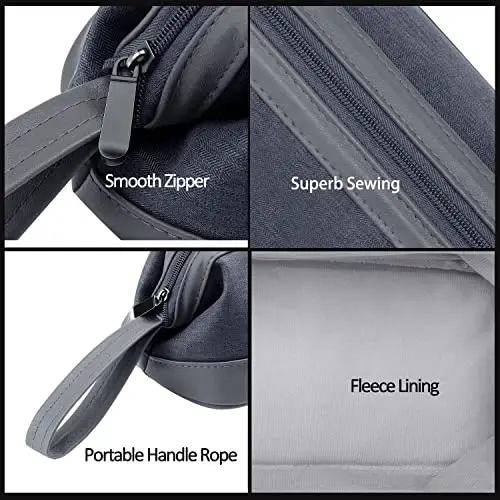 WINZEDGE Airwrap Dyson/Shark Flexstyle uchun sayohat qutisi, to'liq styler va biriktirmalar uchun sayohat sumkasi, soch quritgich uchun sayohat sumkasi (to'q kulrang) - 5