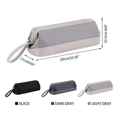 WINZEDGE Airwrap Dyson/Shark Flexstyle uchun sayohat qutisi, to'liq styler va qo'shimchalar uchun sayohat sumkasi - To'q kulrang - 6