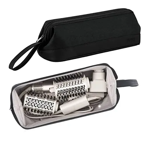 WINZEDGE Airwrap Travel Case for Dyson/Shark Flexstyle, Travel Pouch for Complete Styler and AttacModazoneents, Travel Bag for Hair Dryer (Black) - 3