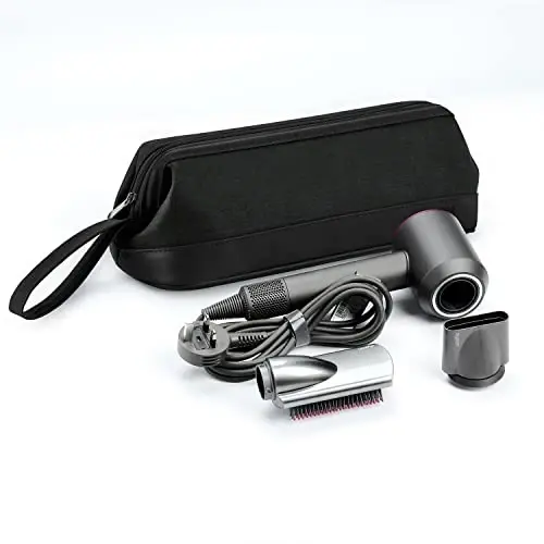 WINZEDGE Airwrap Travel Case for Dyson/Shark Flexstyle, Travel Pouch for Complete Styler and AttacModazoneents, Travel Bag for Hair Dryer (Black) - 4