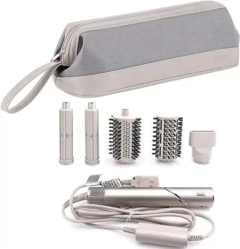 WINZEDGE Airwrap Travel Case for Dyson/Shark Flexstyle, Complete Styler and AttacModazoneents Travel Pouch - Dark Gray - 1