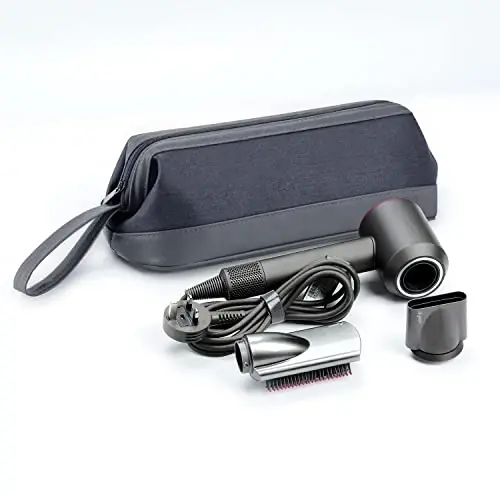 WINZEDGE Airwrap Travel Case for Dyson/Shark Flexstyle, Travel Pouch for Complete Styler and AttacModazoneents, Travel Bag for Hair Dryer (Dark Gray) - 4