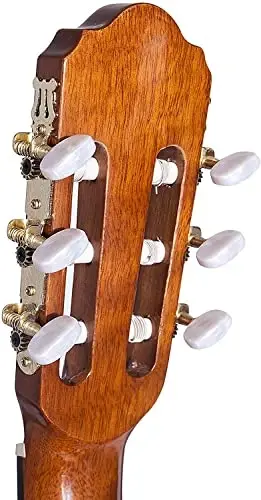 WINZZ AC309CE 39 Inches Cutaway Nylon-string Classical Electric Guitar Build-in Pickup Kit Set Online Lessons - 5