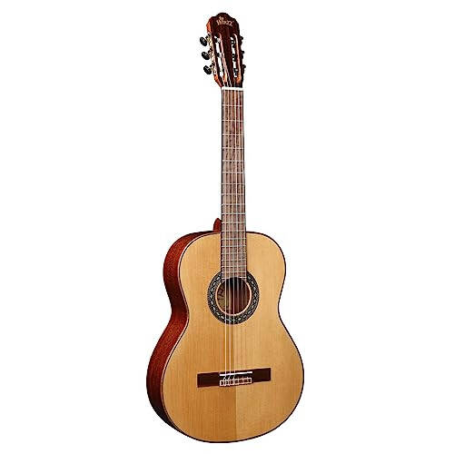 WINZZ ACM27 39-Inch Solid Cedar Classical Guitar With Reinforced Carbon Fiber Neck - 3