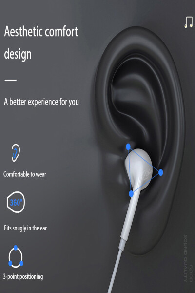 Wired Earphones Ios Wired Earphones Android Ios Compatible 3.5mm Earphones - 3