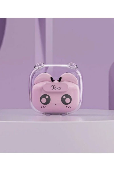 Wireless Bluetooth earphones, iOS and Android compatible, ultra sound, cat ear, no box. - GHK TECH (1)