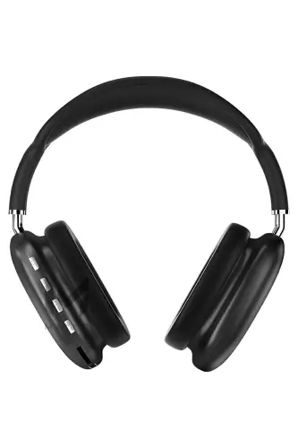 Wireless Bluetooth Headset | iOS Android Compatible | High Sound Quality | Stereo Headphones with Microphone - BLACK - 8