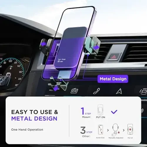 Wireless Car Charger, 【7 Colored LED Backlit】 15W Auto Clamping Phone Mount Holder fit for iPhone 15 14 13 12 Mini Pro Max 11 XR XS X, Samsung Galaxy S23 Ultra S22 S21+ S10+ Note 20, etc - Green - 5