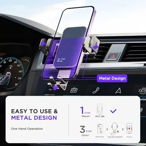 Wireless Car Charger,【7 Colored RGB Backlit】 15W Auto Clamping Car Charger Phone Mount Holder for iPhone 15 14 13 12 Mini Pro Max 11 XR X, Samsung Galaxy S23 Ultra S22 S21+ S10+ Note 20, etc - Silver - 5