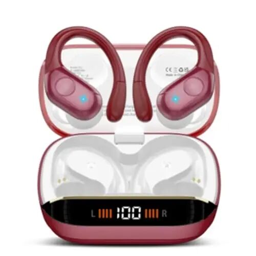 Wireless Earbuds Sports, 75Hrs Bluetooth 5.4 Headphones, Bass Hi-Fi Stereo | Over Ear Buds Running Workout Gym, ENC Noise Cancelling Headset with Earhook, IP-X7 Waterproof Earphones for Android iOS - 1