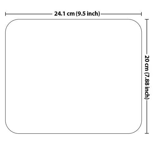 WIRESTER 8.66x7.08 in Rectangle Mouse Pad with Non-Slip Rubber Base for Computers, Laptop, Office & Home - Purple Butterfly Pink Vines-PURPLEBUTTERFLYPINKVINES - WIRESTER (1)