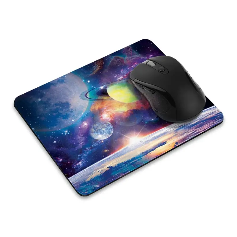 WIRESTER 8.66x7.08 in Rectangle Mouse Pad with Non-Slip Rubber Base for Computers, Laptop, Office & Home - Dream Cosmos Galaxy-DREAMCOSMOSGALAXY - WIRESTER