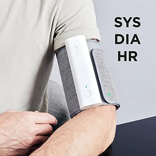 Withings BPM Connect - Digital Blood Pressure Cuff & Heart Rate Monitor - Blood Pressure Machine Arm Cuff, FDA Cleared, FSA/HSA Eligible, IOS & Android - 10