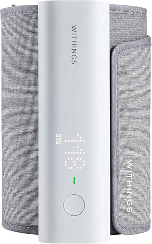 Withings BPM Connect - Raqamli Qon Bosimi Manjeti va Yurak Urishini Nazorat Qiluvchi - Qon Bosimi Mashinasi Qo'l Manjeti, FDA Tomonidan Tasdiqlangan, FSA/HSA Uchun Mos, IOS & Android - 2