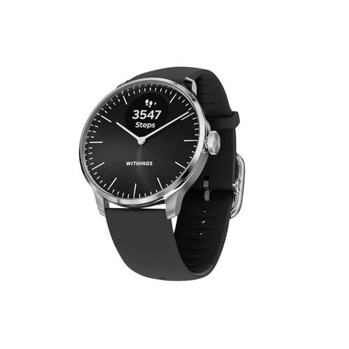 Withings ScanWatch Light - Hibrit Akıllı Saat, Kalp Atış Hızı Takibi, Fitness İzleyici, Döngü Takibi, Uyku Takibi - 1