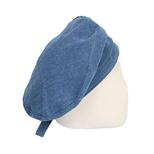 WITHMOONS Beret Hat Cool Denim Cotton British Style Strap Adjustable JDF1177 - 3