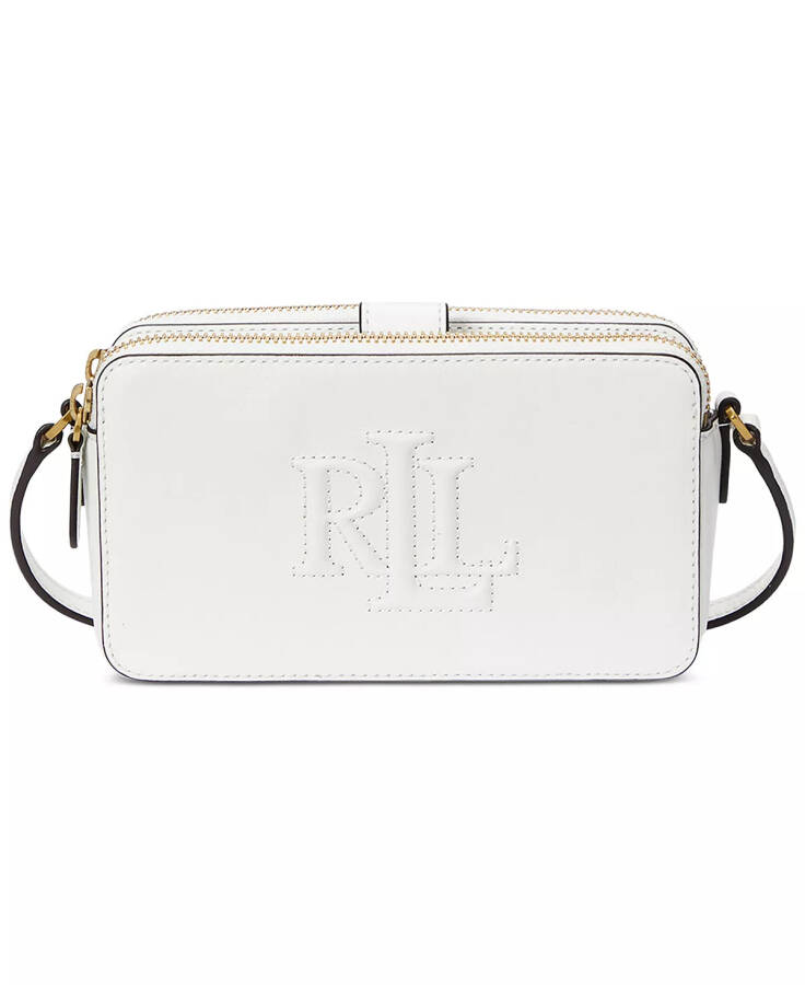 Witley Leather Crossbody Wallet White - 1