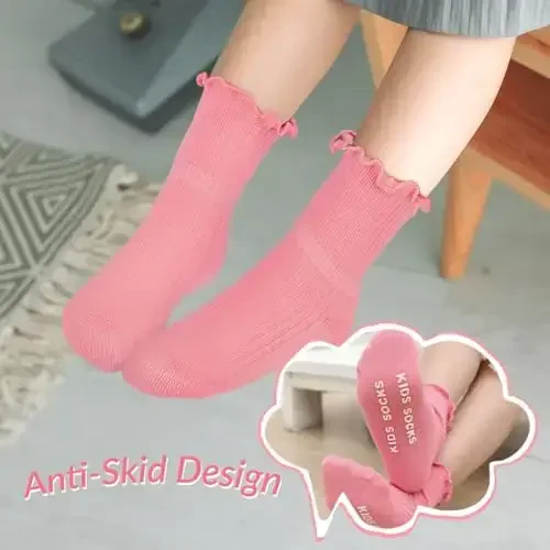 Witwot 6 Juft Qizaloqlar uchun Ankle Paypoqlar Go'dak O'g'il Bolalar Kiyim Paypoqlari Yumshoq Paxta O'lchami 6M - 7Y - 6