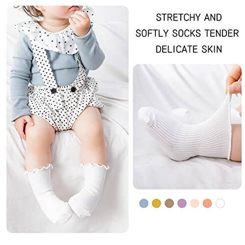 Witwot Baby Girls Boys Ruffles Ankle Socks Toddler Cotton Dress Sock 6M - 7Y - 43