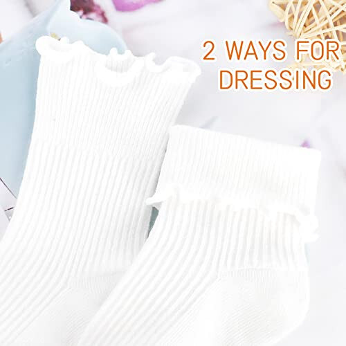 Witwot Baby Girls Boys Ruffles Ankle Socks Toddler Cotton Dress Sock 6M - 7Y - 35