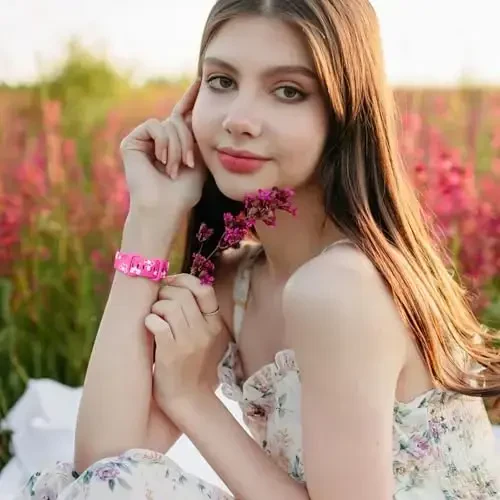 Witzon Floral Band Apple Watch Bands bilan mos keladi Ayollar uchun 40mm 41mm 38mm 42mm 44mm 45mm 46mm 49mm, iWatch Series uchun oʻyib yozilgan yoqimli gul silikon qoplamali bezakli tasma 10 9 8 7 6 5 4 3 2 SE Ultra - 2