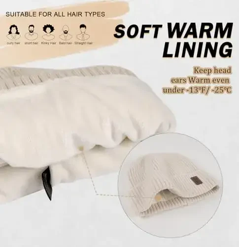 Wmcaps erkaklar va ayollar uchun issiq shapka, jun bilan qoplangan shapka, issiq qishki shapkalar, unisex moda trikotaj manjetli shapka - 2