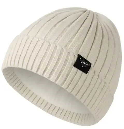 Wmcaps Qishki Beanie Erkaklar Ayollar uchun Trikotaj Shlyapalar, Jun Qoplamali Beanie Issiq Paypoq Qalpog'i Yumshoq Issiq Chang'i Shlyapalari Uniseks - WMCAPS