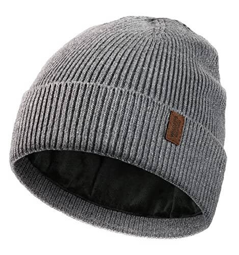 Wmcaps Winter Beanie for Men Women, Fleece Lined Beanie Soft Warm Knit Hat Ski Stocking Cuffed Cap - 1