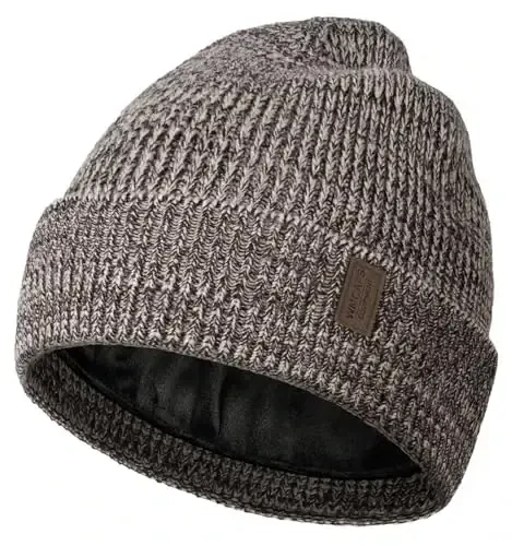 Wmcaps Winter Beanie for Men Women, Fleece Lined Beanie Soft Warm Knit Hat Ski Stocking Cuffed Cap - 2