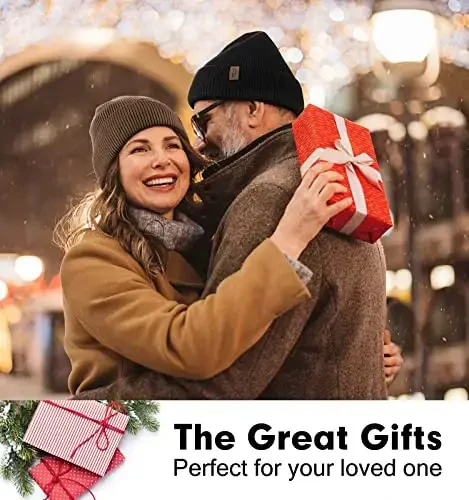 Wmcaps Winter Beanie for Men Women, Fleece Lined Beanie Soft Warm Knit Hat Ski Stocking Cuffed Cap - 2