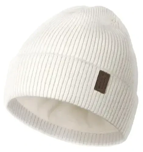 Wmcaps Winter Beanie for Men Women, Fleece Lined Beanie Soft Warm Knit Hat Ski Stocking Cuffed Cap - 3