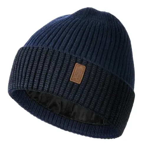 Wmcaps Winter Beanie for Men Women Fleece Lined Hat Warm Cuffed | Ultra soft and cozy feel, unisex knit, ideal for cold weather, holiday gifts, outdoor work, dog walking - 1