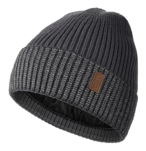 Wmcaps Winter Beanie for Men Women Fleece Lined Hat Warm Cuffed | Ultra soft and cozy feel, unisex knit, ideal for cold weather, holiday gifts, outdoor work, dog walking - 1