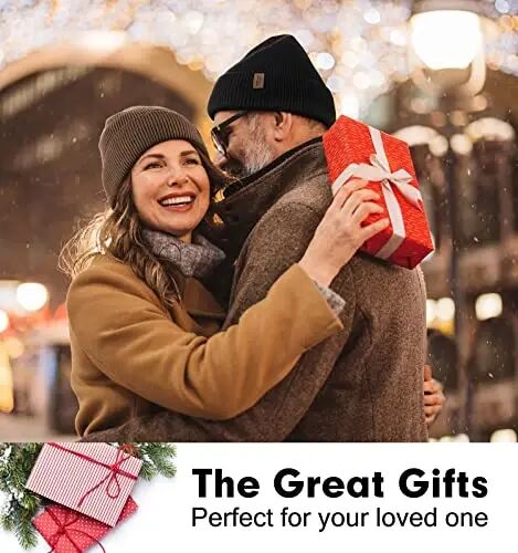 Wmcaps Winter Beanie for Men Women, Soft Warm Fleece Lined Knit Hat | Soft fleece lining, secure fit, ear coverage, windproof, idea for outdoor work,ski, dog walking, daily use, mens gifts - 6