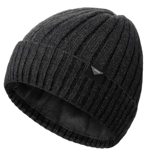 Wmcaps Winter Beanie Knitted Hats for Men Women, Fleece Lined Beanie Warm Stocking Cap Soft Warm Ski Hats Unisex 