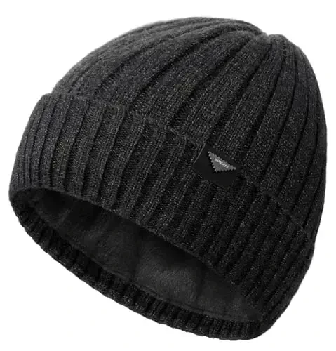 Wmcaps Winter Beanie Knitted Hats for Men Women, Fleece Lined Beanie Warm Stocking Cap Soft Warm Ski Hats Unisex - 1