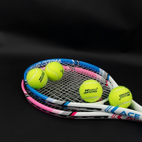 WOED BATENS 24 48 Paket Tenis Topu Premium Tenis Topları Eğitim İçin, Köpekler İçin Tenis Topları Taşıma Çantası Dahil (Sarı, Dayanıklı Yüksek Elastik) - 7