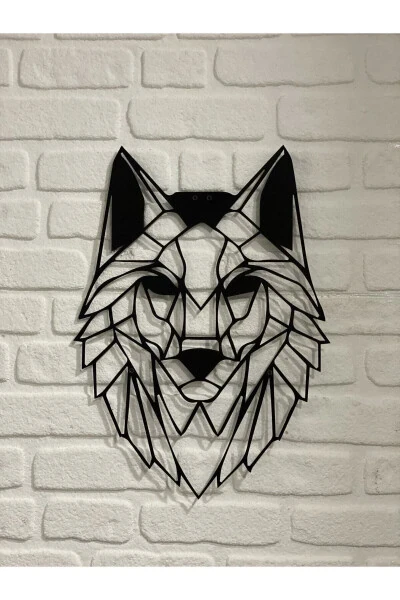 Wolf Head Wooden Decorative Laser Cut Wall Decor - 1