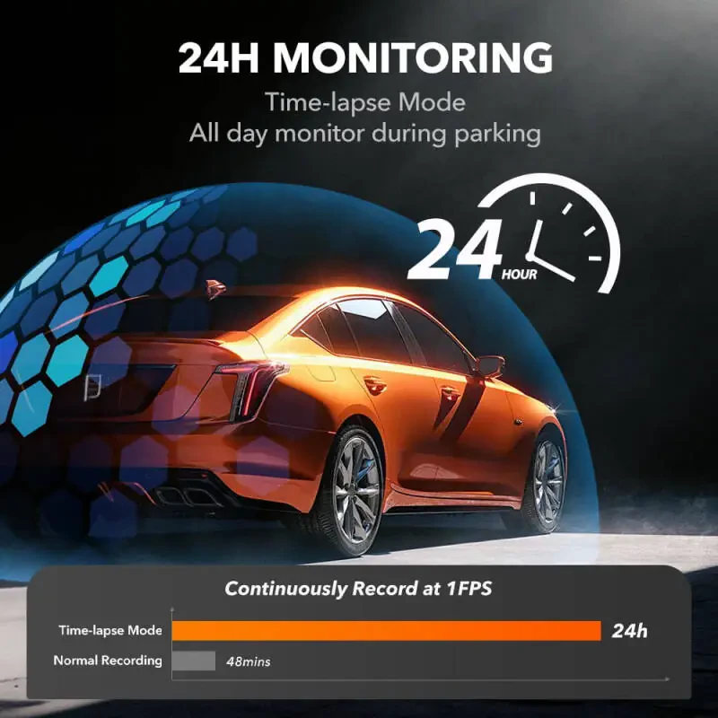 WolfBox Mirror Dash Cam, 12