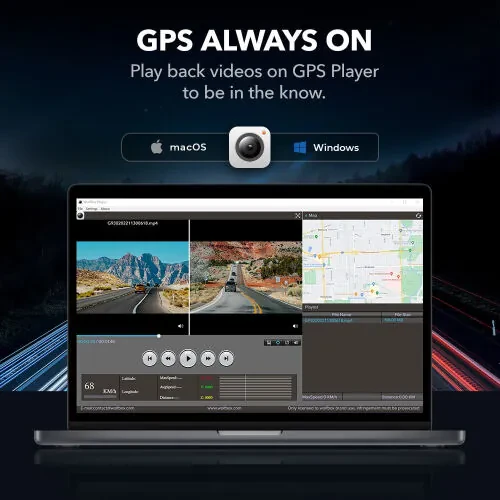 WolfBox Mirror Dash Cam, 12