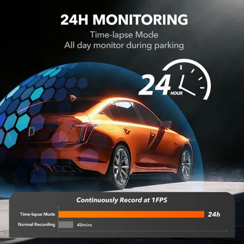 WolfBox Mirror Dash Cam, 12