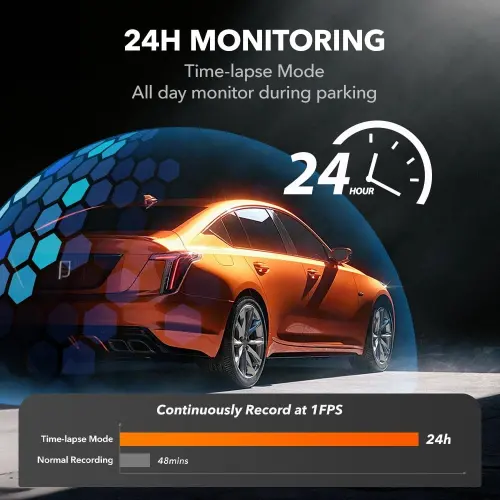 WolfBox Mirror Dash Cam, 12