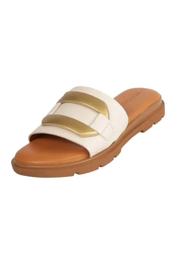 Woman 1375LX Slipper/White Pen White - 1
