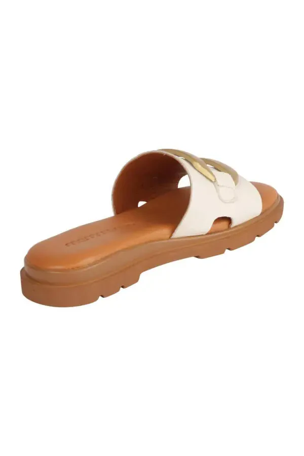 Woman 1375LX Slipper/White Pen White - 3