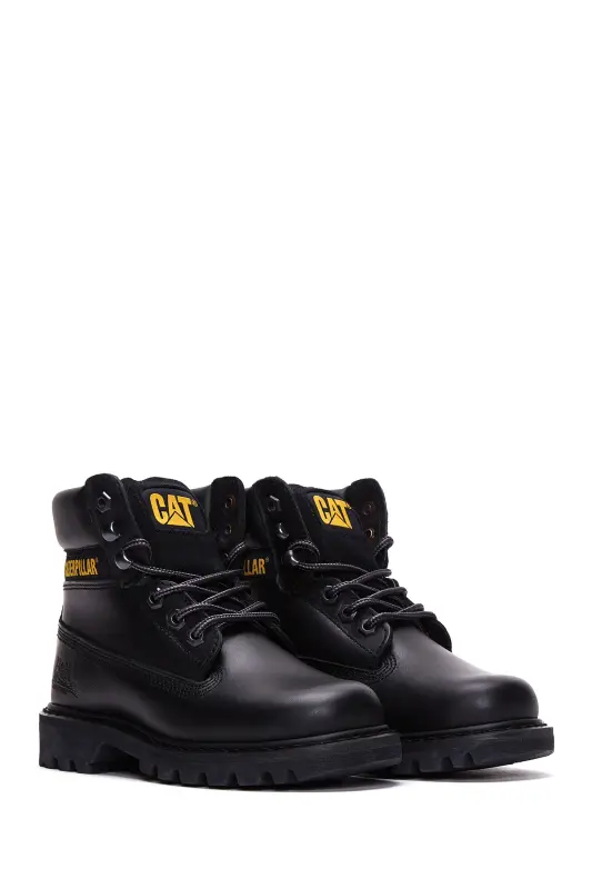 Woman Black Leather Colorado Boot 015g100095-BLACK - 4
