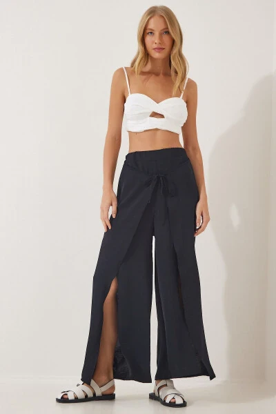 Woman Black Skirt Look Ayrobin Culottes DE00009 - 3