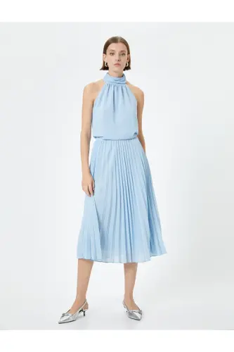 Woman Blouse Blue 4sak60247uw - KOTON (1)