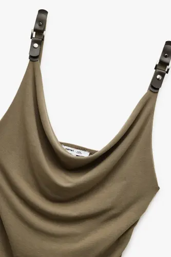 Woman Cotton X Sima Tarkan - Accessory Detailed Drape - 3