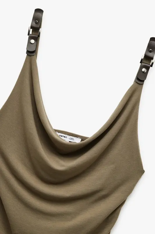 Woman Cotton X Sima Tarkan - Accessory Detailed Drape - 3