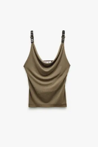 Woman Cotton X Sima Tarkan - Accessory Detailed Drape - 4